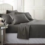 Danjor Linens Gray Queen Size Sheet 6 Piece 1800 Bedding W Deep Pocket. Fixed Price $23.98.