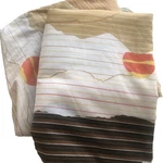 Twin 1979 Jp Stevens Tastemaker Sunrise Sunset Mountains Fitted Flat Sheets. Fixed Price $69.00.
