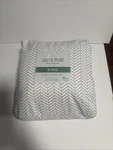 South Point 6 Piece Microfiber King Sheet Set Chevron Grey New With Tags. Fixed Price $24.99.