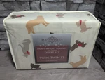 Pointehaven Christmas Holiday Dogs 170 Gsm Duvet Cover Set, Twin/twin Xl. Fixed Price $49.95.