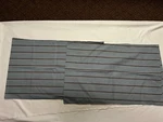 Royal Crest (2) Standard Striped Blue Burgundy Pillowcases. Fixed Price $29.95.