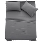 Bed Set 4 Piece Ultra Soft Microfiber Deep Pocket Hotel Quality. Fixed Price $21.99.