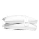 Pillowcase Set Standard White 100% Organic Cotton Breathable Boll Branch Hemmed. Fixed Price $89.99.