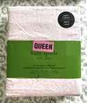 Kate Spade New York Cotton Outline Hearts Pink White 4PC Queen Sheet Set Nip. Fixed Price $74.99.