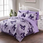 Artall Butterfly Pattern Bag Bedding 8 Piece Full/queen Comforter Sets. Fixed Price $84.61.