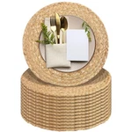 Kochorie Set Of Round Woven Placemats 12-INCH Natural Water Hyacinth Plant.... Fixed Price $51.52.