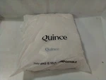 Quince European Linen Sheet Set, Natural/white Mini Pinstripe - Twin Size. Fixed Price $125.99.