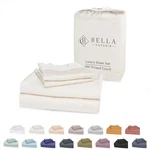 Bella Coterie Luxury King Bamboo Sheet Set Organically Grown Ultra Soft .... Fixed Price $173.64.