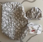 Moonsea Bassinet Mattress Cover & Sheets Set 32"X17" Baby Stars Microfiber Pc. Fixed Price $14.00.