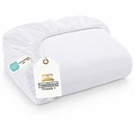 Threads+ Queen Fitted Sheet 100 Gsm, 80 X 78, Soft Microfiber, (1 Pack White). Fixed Price $34.03.