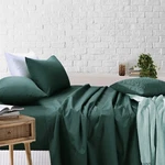 Pure Cotton Set Ultra Soft Breathable Fitted Flat With Pillowcases. Fixed Price $58.86.