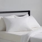 Amazon Basics Lightweight Super Soft Easy Care Standard, Bright White. Fixed Price $14.39.