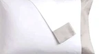 Hudson Park Collection Italian Linens Pillowcase Pair, Standard Silver Cuff, Nwt. Fixed Price $39.00.