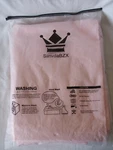 Pink Satin Twin Sheet Set Flat, Fitted, Pillowcase Siinvdabzx New - Unused. Fixed Price $19.99.