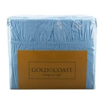 Gold Coast Cornflower Blue Ruffled Queen Size Sheet Set. Fixed Price $29.99.