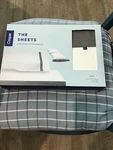 Casper The 100% Supima Cotton Set, Standard Twin White/slate Nib. Fixed Price $45.00.
