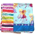 Disney Frozen + Stripe Pattern Bundle Of 2 Flat Twin Sheets Os. Fixed Price $25.00.