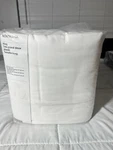 Brand New Ikea Nordruta White King Sheet Set 403.818.42 Factory Sealed Very Nice. Fixed Price $65.00.