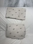Pottery Barn Heritage Football Organic Sheet Set - Queen Fitted & 1 Pillowcase. Fixed Price $40.00.