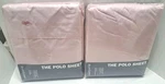 Ralph Lauren The Polo King Flat & Fitted Sheet Set Peony Pink 100% Cotton New. Fixed Price $175.00.