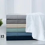 Kathy Ireland 500 Thread Count Damask Stripe Sheet Set With Optifit. Fixed Price $55.99.