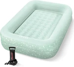 Intex: Kidz Travel Bed With Hand Pump, 50LB Capacity, Green White Stars. Fixed Price $51.99.