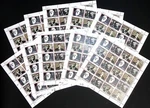 Bfv! #3061-4 Pioneers Of Comms. Whsle Lot (10) Mint Sheets. F-vf Nh. Bcv $200. Fixed Price $46.00.