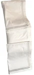 Saatva Queen/full Duvet Cover + 2 Shams Off-white & Gold Stripe Organic Mint. Fixed Price $75.00.