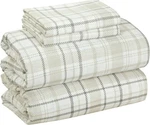 4 Piece 100% Cotton Flannel Sheets Twin Size Bed Set - Warm & Extra Soft, Hig.... Fixed Price $56.56.