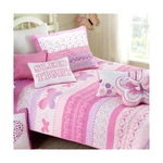 Cozy Line Home Fashions Butterfly Fair Isle 100% Cotton Reversible Quilt Bedd.... Fixed Price $156.28.