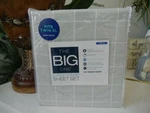 Nip The Big One Gray Square Boxes College Dorm Easy Care 3 Pc Twin Xl Sheet Set. Fixed Price $19.99.