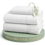 Percale Twin Size Sheets Set - Soft & Comfy White Bedding. Fixed Price $57.74.