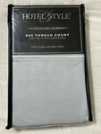 Hotel Style Cotton Sateen Pillowcases 600 Tc Blue Puddle Std Or King New #60121. Fixed Price $17.99.