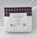 4 Pc Tommy Hilfiger Greenfield Plaid Decorative Border Queen Sheet Set Nip. Fixed Price $93.50.