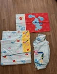 The Bibb Company Blue's Clues Twin Bedding Set 3PC Pillowcase Sheets. Fixed Price $50.00.