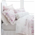New Simply Shabby Chic 100% Cotton Woodrose White Embroidered Sheet Set-cal King. Fixed Price $399.99.
