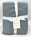 Pottery Barn Belgian Flax Linen Sheet Set King Chambray Blue New. Fixed Price $224.95.