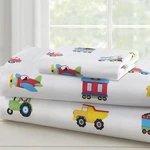 Microfiber Kids Twin Bed Sheet Set Animal Print Vibrant Colors Olive Design. Fixed Price $59.07.