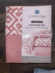 Comfort Bay Twin Size Sheet Set 3 Piece Gray/white New. Fixed Price $15.29.