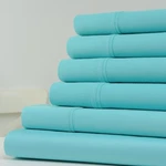 Kathy Ireland 1200 Thread Count 6 Piece Cotton Rich Sheet Set. Fixed Price $53.99.