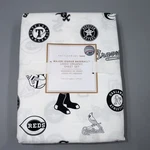 Pottery Barn Teen Mlb Major League, Baseball Logo, Organic Sheet Set- Full. Fixed Price $125.00.