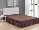 Sheets & Beyond Wrap Around Solid Microfiber Luxury Hotel Queen, Brown. Fixed Price $33.99.
