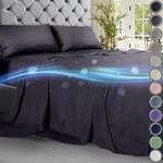 King Cooling Bamboo Viscose Sheets 4PC Ultra-soft Bedding With 18" Deep Pockets. Fixed Price $65.64.