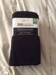Mainstays Queen Fitted Sheet Black 200 Thread Count 14 Deep Pocket New (see) !!. Fixed Price $10.99.