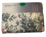 Revman King Fitted Sheet 200 Tc No-iron Luxury Percale Floral Charleston Vtg. Fixed Price $58.39.