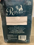Percale Pillowcases Royale Linens Luxury Standard Size Light Dark Blue. Fixed Price $15.00.