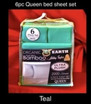 Cooling Aloe Vera Bamboo Deep Pocket 6PC Sheet Set Ashley Taylor 2000 Queen Size. Fixed Price $27.99.