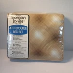 Morgan Jones Twilite 4PC Double Bed Sheet Set Brown Country Plaid. Fixed Price $29.99.