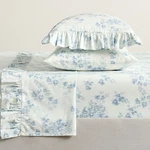 Pottery Barn Loveshackfancy Ikat Meadow Sheet Set Blue King. Fixed Price $168.89.