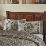 Custom House Black Jacquard Standard Pillow Case Set Of 21X30+4 Vhc Brands. Fixed Price $29.95.